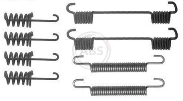 A.B.S. 0775Q Accessory Kit, parking brake shoes