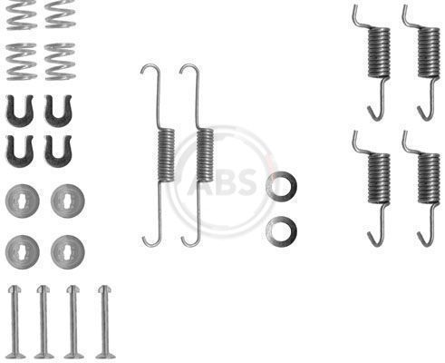 A.B.S. 0788Q Accessory Kit, parking brake shoes