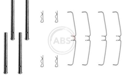Accessory Kit, disc brake pad A.B.S. 0907Q