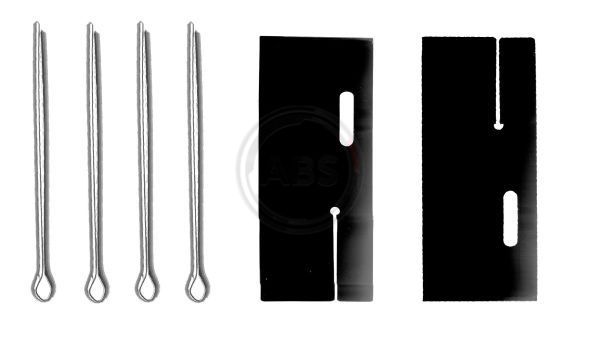A.B.S. 0908Q Accessory Kit, disc brake pad