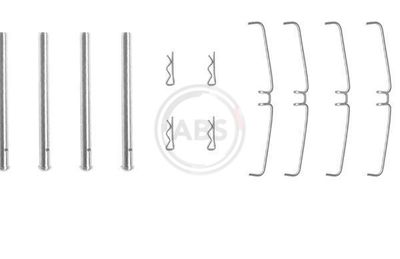 Accessory Kit, disc brake pad A.B.S. 0965Q