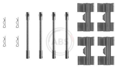 Accessory Kit, disc brake pad A.B.S. 0967Q