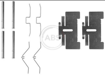 Accessory Kit, disc brake pad A.B.S. 0974Q