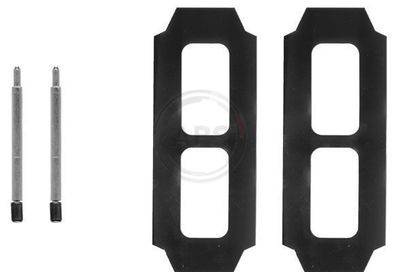 Accessory Kit, disc brake pad A.B.S. 0987Q