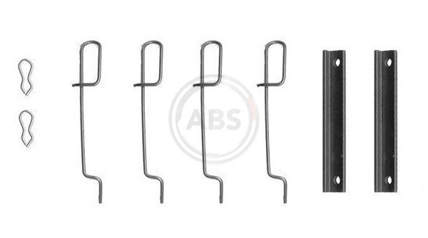 A.B.S. 0992Q Accessory Kit, disc brake pad