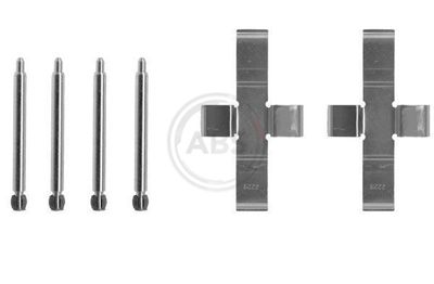 Accessory Kit, disc brake pad A.B.S. 1004Q