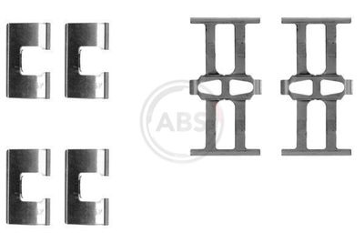 Accessory Kit, disc brake pad A.B.S. 1118Q