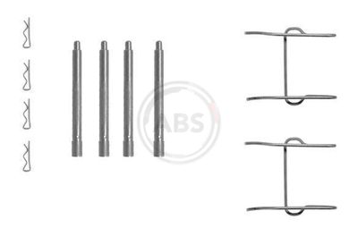 Accessory Kit, disc brake pad A.B.S. 1149Q