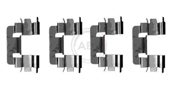 A.B.S. 1229Q Accessory Kit, disc brake pad