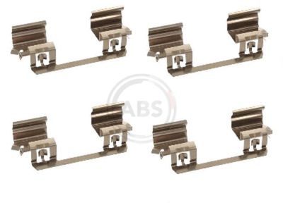Accessory Kit, disc brake pad A.B.S. 1234Q