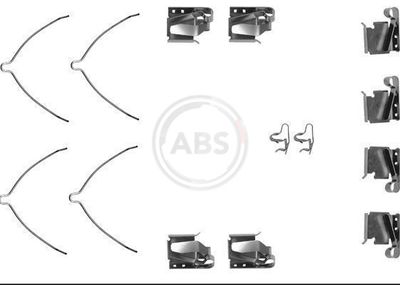 Accessory Kit, disc brake pad A.B.S. 1268Q