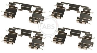 Accessory Kit, disc brake pad A.B.S. 1670Q