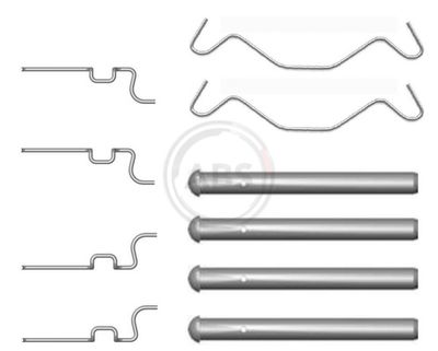 Accessory Kit, disc brake pad A.B.S. 1683Q
