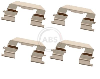 Accessory Kit, disc brake pad A.B.S. 2017Q