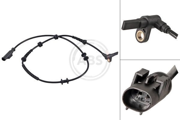 A.B.S. 30666 Sensor, wheel speed