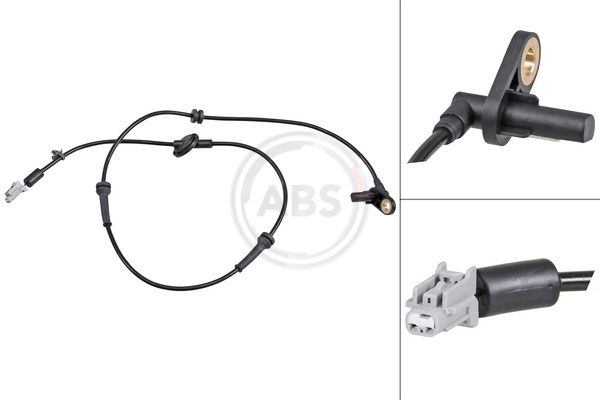 A.B.S. 30729 Sensor, wheel speed