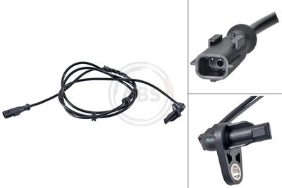 Sensor, wheel speed A.B.S. 31650