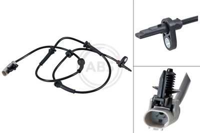 Sensor, wheel speed A.B.S. 31652