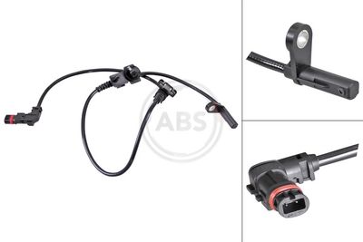 Sensor, wheel speed A.B.S. 31707