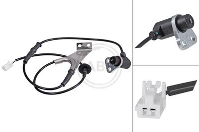 Sensor, wheel speed A.B.S. 31900
