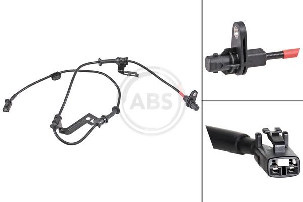 A.B.S. 31987 Sensor, wheel speed