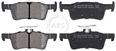 Brake Pad Set, disc brake A.B.S. 35160