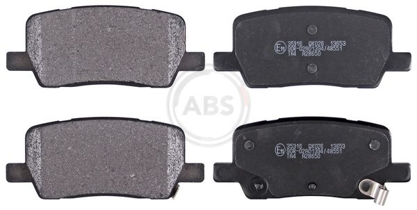 A.B.S. 35316 Brake Pad Set, disc brake