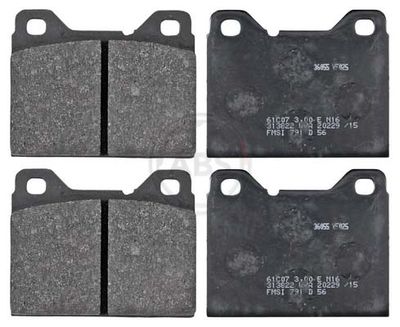 Brake Pad Set, disc brake A.B.S. 36055