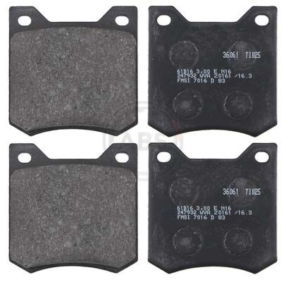 A.B.S. 36061 Brake Pad Set, disc brake
