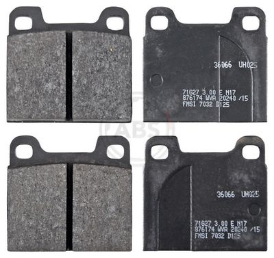 Brake Pad Set, disc brake A.B.S. 36066