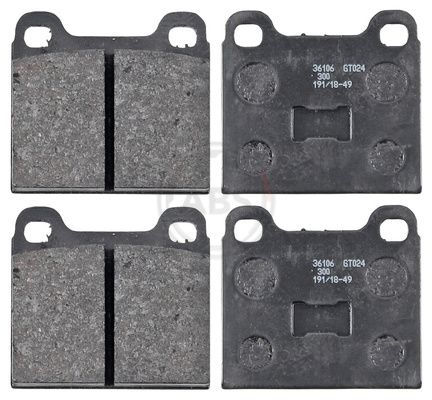 A.B.S. 36106 Brake Pad Set, disc brake