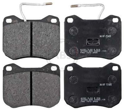Brake Pad Set, disc brake A.B.S. 36107