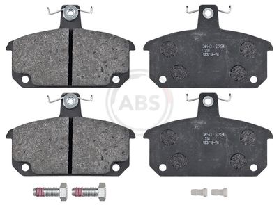 Brake Pad Set, disc brake A.B.S. 36143