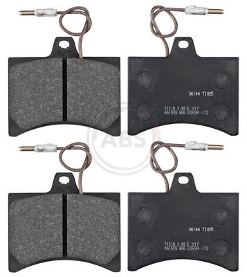 Brake Pad Set, disc brake A.B.S. 36144