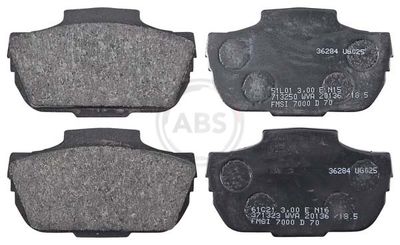 Brake Pad Set, disc brake A.B.S. 36284