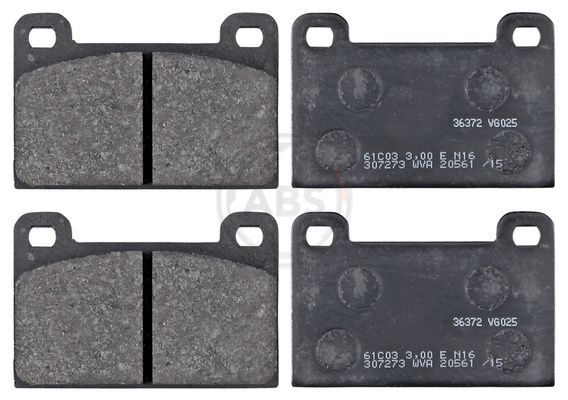 A.B.S. 36372 Brake Pad Set, disc brake