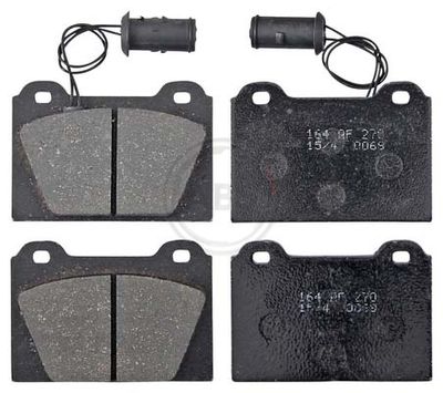 Brake Pad Set, disc brake A.B.S. 36444