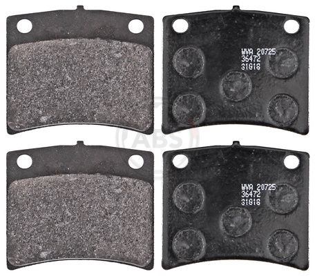A.B.S. 36472 Brake Pad Set, disc brake
