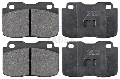 Brake Pad Set, disc brake A.B.S. 36496