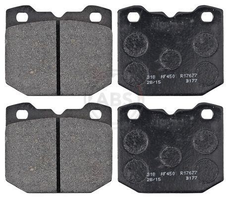 A.B.S. 36595 Brake Pad Set, disc brake