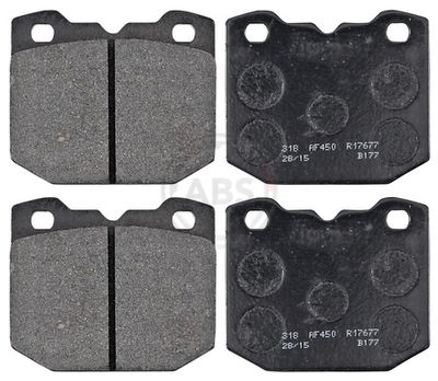Brake Pad Set, disc brake A.B.S. 36595