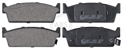 Brake Pad Set, disc brake A.B.S. 36617