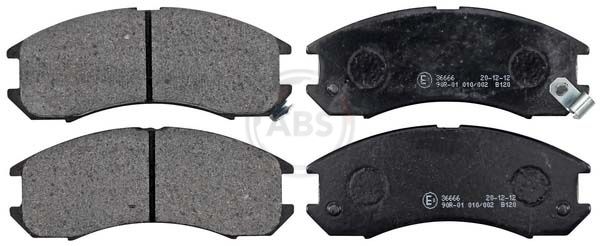 A.B.S. 36666 Brake Pad Set, disc brake