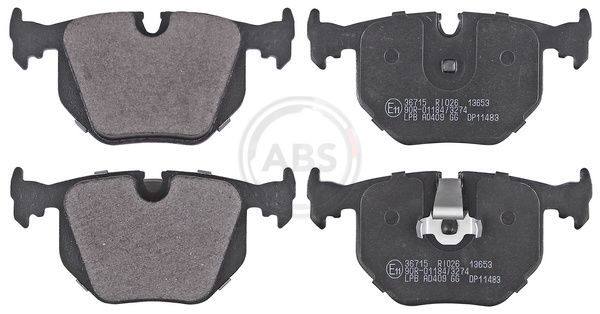 A.B.S. 36715 Brake Pad Set, disc brake