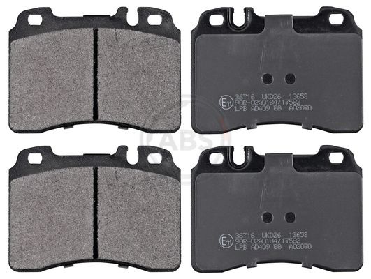 A.B.S. 36716 Brake Pad Set, disc brake