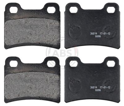 Brake Pad Set, disc brake A.B.S. 36814