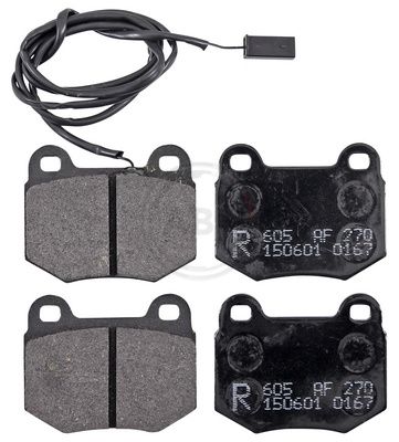 Brake Pad Set, disc brake A.B.S. 36822