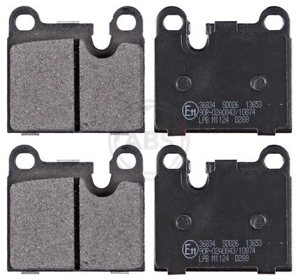 A.B.S. 36834 Brake Pad Set, disc brake