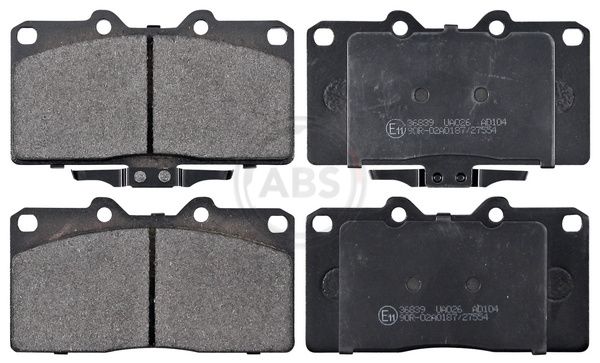 A.B.S. 36839 Brake Pad Set, disc brake