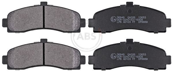 A.B.S. 36848 Brake Pad Set, disc brake